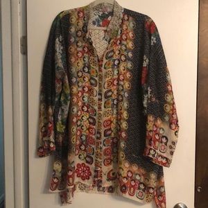 Johnny Was Silk Tunic